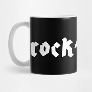 simple rock logo Mug